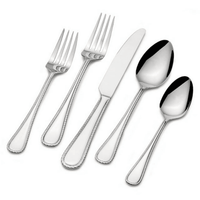 International Silver Adventure 20-piece Stainless Steel Flatware Set EasyOptionXY LLC