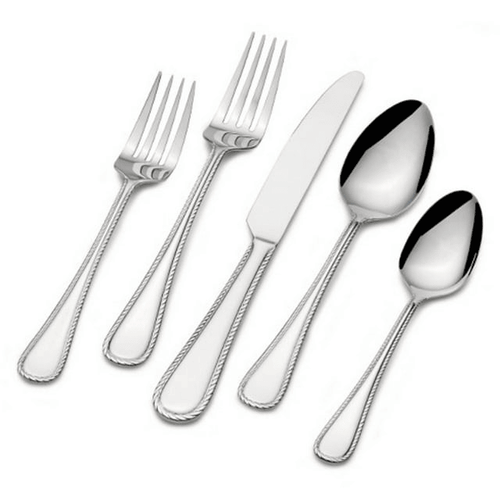 International Silver Adventure 20-piece Stainless Steel Flatware Set EasyOptionXY LLC