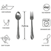 24 Pieces Stainless Steel Forks And Spoons Flatware Tableware Set Kitchen EasyOptionXY LLC