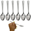 6 Pc Stainless Steel Dinner Spoons Flatware Set Soup Silverware Cutlery Utensil EasyOptionXY LLC