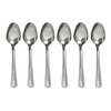 6 Pc Stainless Steel Dinner Spoons Flatware Set Soup Silverware Cutlery Utensil EasyOptionXY LLC