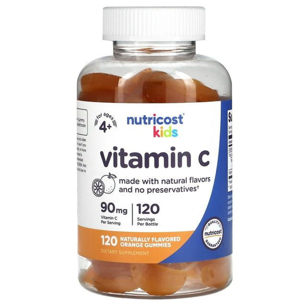 Nutricost Kids Vitamin C Gummies (90mg), 120 Gummies -Supplement EasyOptionXY LLC