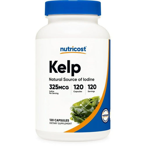 Nutricost Kelp Capsules, 325mcg of Iodine, 120 Capsules, Supplement EasyOptionXY LLC