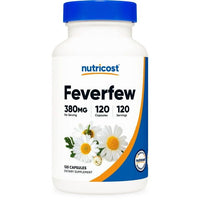 Nutricost Feverfew Capsules 380mg, 120 Capsules, Vegetarian Friendly, Non-GMO & Gluten Free EasyOptionXY LLC