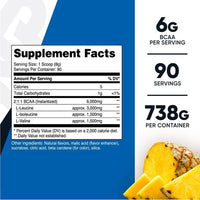 Nutricost BCAA Powder- 2:1:1 (Pineapple) 90 Servings - Non-GMO Amino Acid EasyOptionXY LLC