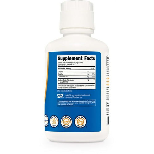 Nutricost C8 MCT Oil 16oz - Keto, Paleo, Non-GMO Supplement EasyOptionXY LLC