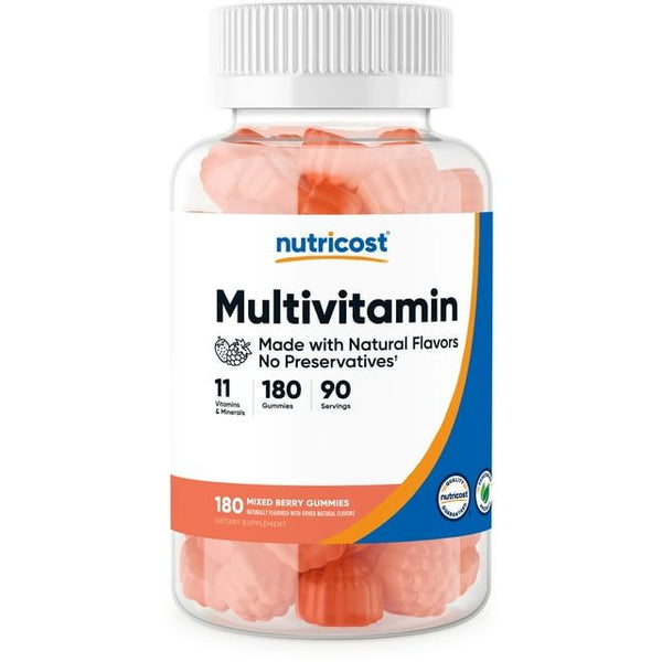 Nutricost Multivitamin (Berry) 180 Gummies, 90 Servings - Gluten Free & Non-GMO Vitamins EasyOptionXY LLC