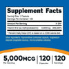 Nutricost Vitamin B12 (Methylcobalamin) 5000mcg, 120 Capsules - Vegetarian Caps, Non-GMO, Gluten Free B12 Supplement EasyOptionXY LLC