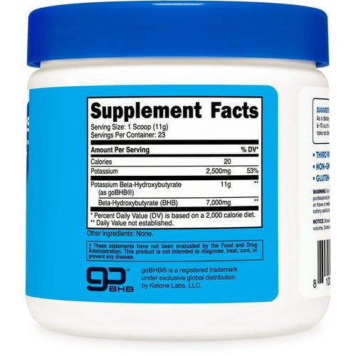 Nutricost Potassium BHB Salts, Exogenous Ketone Supplement (250 Grams) EasyOptionXY LLC