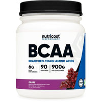 Nutricost BCAA Powder- 2:1:1 (Grape) 90 Servings -Non-GMO Amino Acids EasyOptionXY LLC