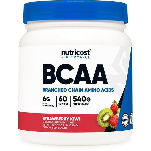 Nutricost BCAA Powder- 2:1:1 (Strawberry Kiwi) 60 Servings - Non-GMO Amino Acid Supplement EasyOptionXY LLC