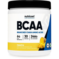 Nutricost BCAA Powder - 2:1:1, (Pineapple) 30 Servings, Amino Acids Supplement EasyOptionXY LLC