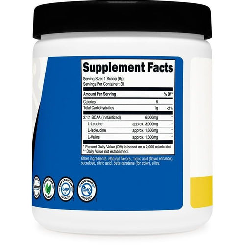 Nutricost BCAA Powder - 2:1:1, (Pineapple) 30 Servings, Amino Acids Supplement EasyOptionXY LLC