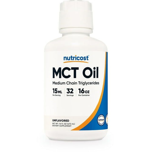 Nutricost MCT Oil - 16oz - Keto, Paleo, Non-GMO Supplement EasyOptionXY LLC