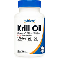 Nutricost Krill Oil 1000mg, 60 Softgels - Omega-3 EPA-DHA Krill Oil Supplement, with Superbakrill EasyOptionXY LLC
