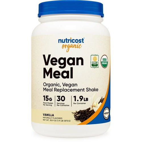 Nutricost Organic Vegan Meal Replacement Shake Powder (Vanilla) - Non-GMO Supplement EasyOptionXY LLC