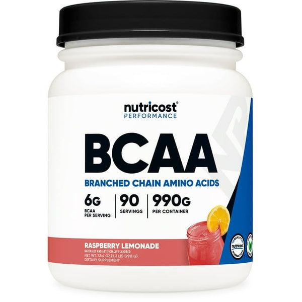 Nutricost BCAA Powder- 2:1:1 - (Raspberry Lemonade) 90 Servings - Amino Acids EasyOptionXY LLC