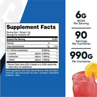 Nutricost BCAA Powder- 2:1:1 - (Raspberry Lemonade) 90 Servings - Amino Acids EasyOptionXY LLC
