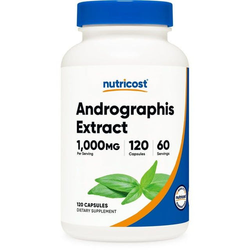 Nutricost Andrographis Extract Capsules (1000mg) (120 Capsules) - Health and Wellness Vegetarian Supplement, 60 Servings EasyOptionXY LLC