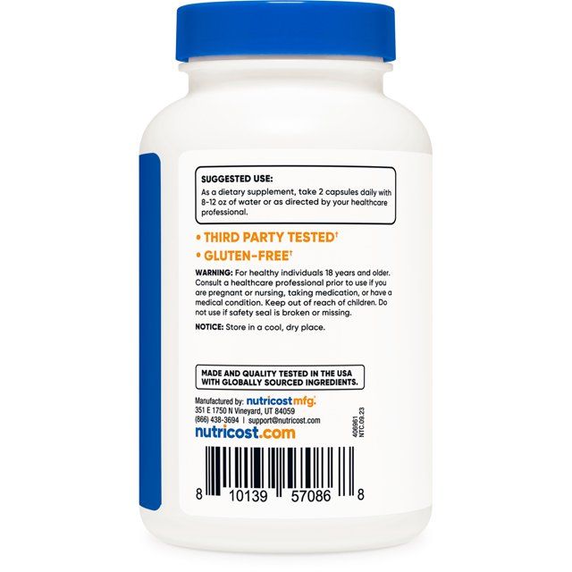 Nutricost Andrographis Extract Capsules (1000mg) (120 Capsules) - Health and Wellness Vegetarian Supplement, 60 Servings EasyOptionXY LLC