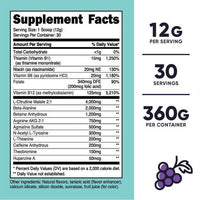 Nutricost Pre-Workout Supplement Powder for Women, Grape, 30 Servings EasyOptionXY LLC