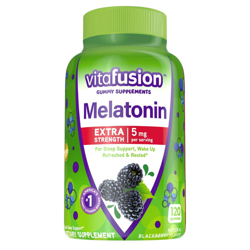 Vitafusion Extra Strength Melatonin Gummy Vitamins; Sleep Supplements; 120 Count EasyOptionXY LLC