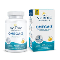 Nordic Naturals Omega-3 Softgels, Lemon, 690 mg, Fish Oil, 60 Ct EasyOptionXY LLC