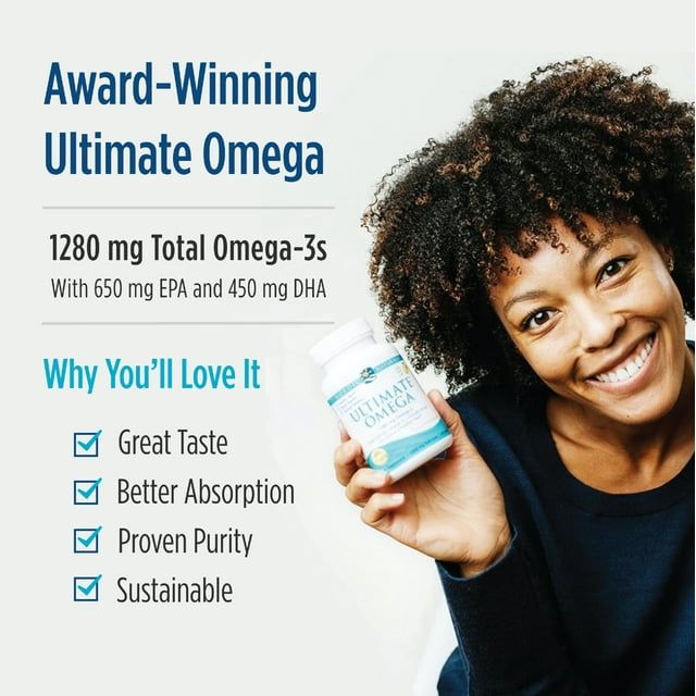 Nordic Naturals Ultimate Omega Softgels, Lemon, 1280 mg, Fish Oil, 180 Ct EasyOptionXY LLC