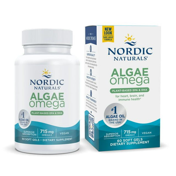 Nordic Naturals Algae Omega Softgels, 715 Mg, Plant-Based EPA & DHA, 60 Ct EasyOptionXY LLC