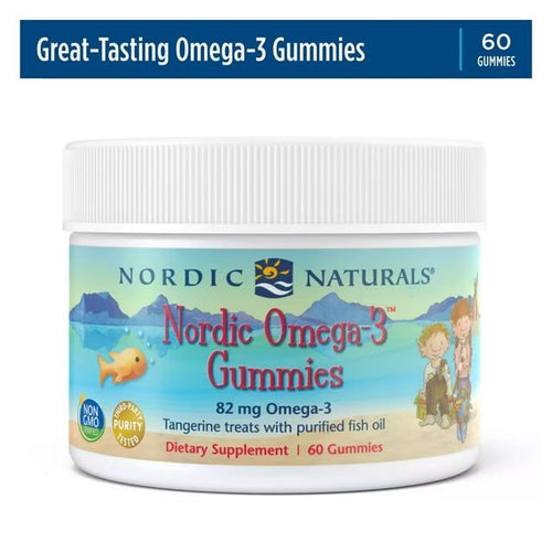 Nordic Naturals Nordic Omega-3 Gummies for Kids, Tangerine, 82 Mg, 60 Ct EasyOptionXY LLC