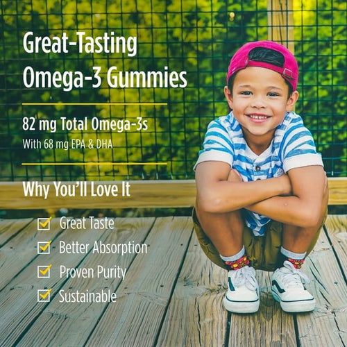 Nordic Naturals Nordic Omega-3 Gummies for Kids, Tangerine, 82 Mg, 60 Ct EasyOptionXY LLC