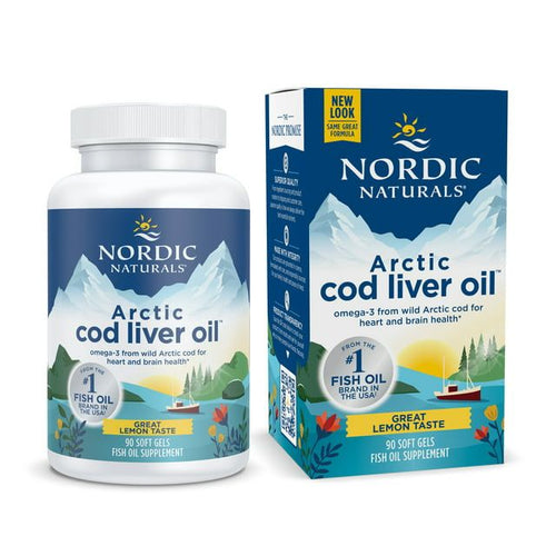 Nordic Naturals Arctic Cod Liver Oil Softgels, 750 Mg, Lemon, Non-GMO 90 Ct EasyOptionXY LLC