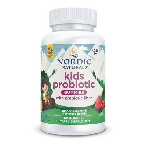 Nordic Naturals Kids Probiotic Gummies, 1.5 Billion Cultures, Vegan 60 Ct EasyOptionXY LLC