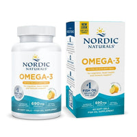 Nordic Naturals Omega-3 Fish Gelatin, Lemon, 690 mg, Immune Support, 60 Ct EasyOptionXY LLC