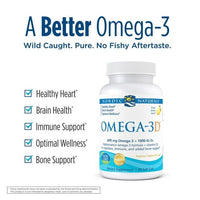 Nordic Naturals Omega-3D Softgels, EPA & DHA, Lemon, 60 Ct EasyOptionXY LLC