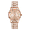 Time & Tru Women's Wristwatch: Rose Gold Case, Blush Bezel, Easy Read Dial, Silicone Strap (FMDOTT072) EasyOptionXY LLC