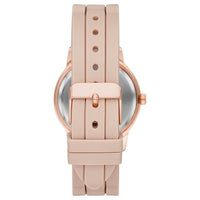 Time & Tru Women's Wristwatch: Rose Gold Case, Blush Bezel, Easy Read Dial, Silicone Strap (FMDOTT072) EasyOptionXY LLC