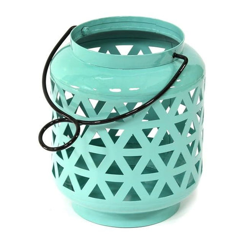 Stratton Home D¨¦cor Teal Blue Metal Candle Holder EasyOptionXY LLC