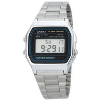 Casio A158W-1 Men's Classic Silver Stainless Steel Water Resistant Digital Watch EasyOptionXY LLC