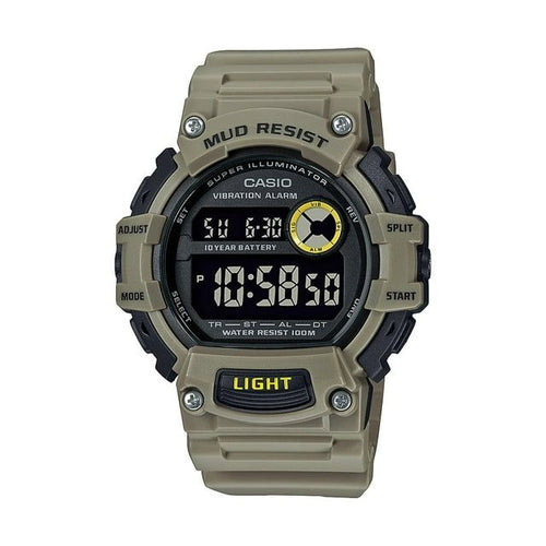 Casio Men's Heavy Duty Mud-Resistant Digital Watch, Khaki TRT110H-5BV EasyOptionXY LLC