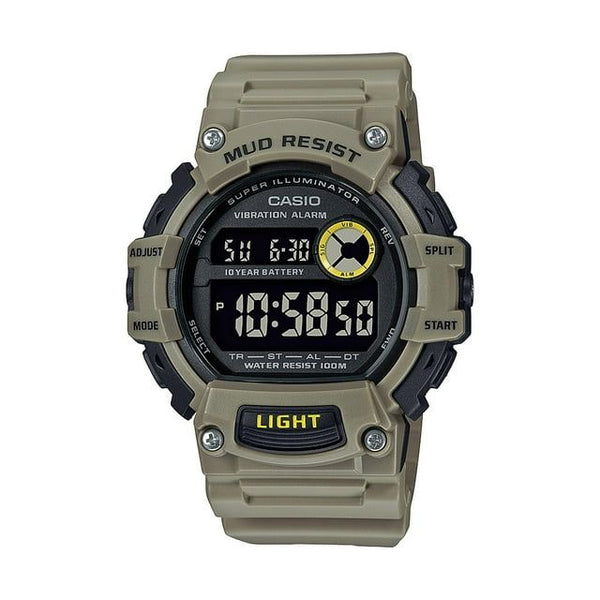 Casio Men's Heavy Duty Mud-Resistant Digital Watch, Khaki TRT110H-5BV EasyOptionXY LLC