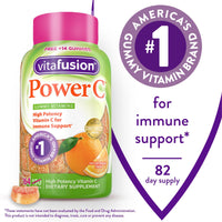 Vitafusion Power C Gummy Vitamin for Immune Support; Orange Flavor; 164 Count EasyOptionXY LLC