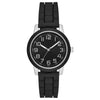 Time & Tru Women's Wristwatch: Silver Case, Black Bezel, Easy Read Dial, Silicone Strap (FMDOTT015) EasyOptionXY LLC