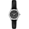 Timex Women's Porter Street 26mm Watch – Silver-Tone Case Black Dial with Black Leather Strap EasyOptionXY LLC