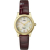 Timex Women's Essex Avenue Gold/Burgundy/MOP 25mm Dress Watch, Leather Strap EasyOptionXY LLC