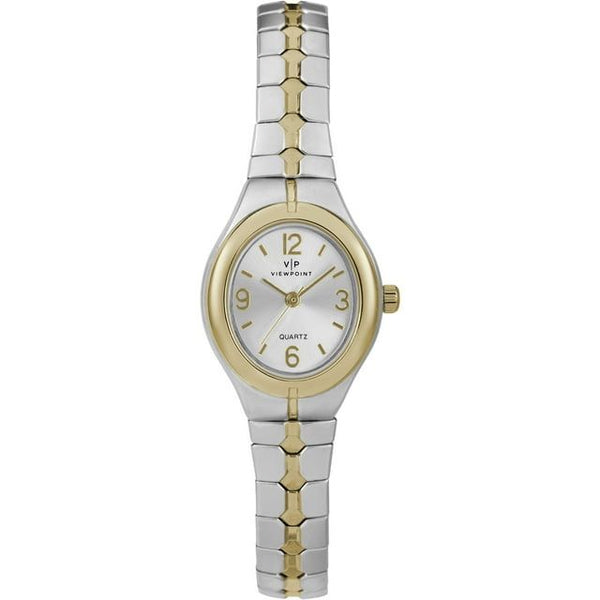 Viewpoint by Timex Women's Two-Tone 22mm Fashion Watch, Expansion Band EasyOptionXY LLC