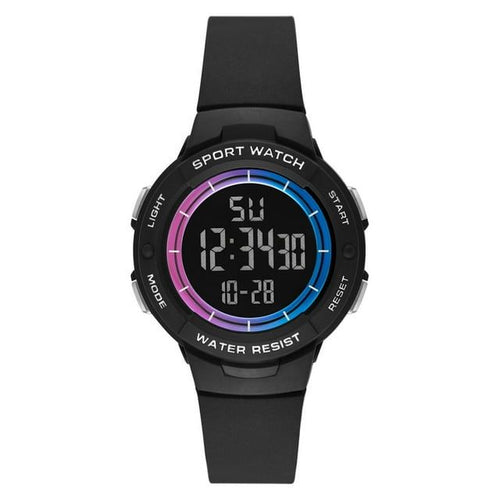 Time and Tru Women's Black Digital Sport Watch EasyOptionXY LLC