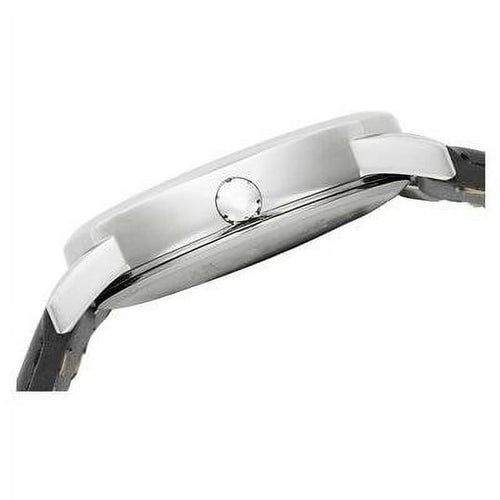 Timex Men's Easy Reader Date Black/Silver/White 35mm Casual Watch, Leather Strap EasyOptionXY LLC