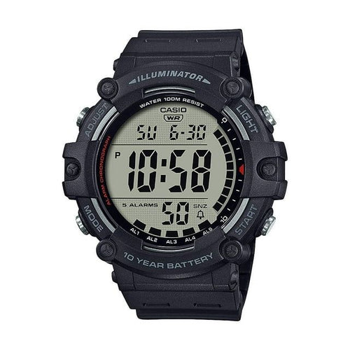 Casio Large LCD Digital Watch Black EasyOptionXY LLC