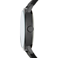 George Men's Watch: Gunmetal Tone Case, Black Easy Read Dial, Black Vegan Leather Band (FMDOGE046) EasyOptionXY LLC